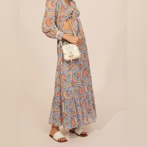 ANTIK BATIK Hupa cutout printed cotton-voile maxi dress - Picture 3 of 16